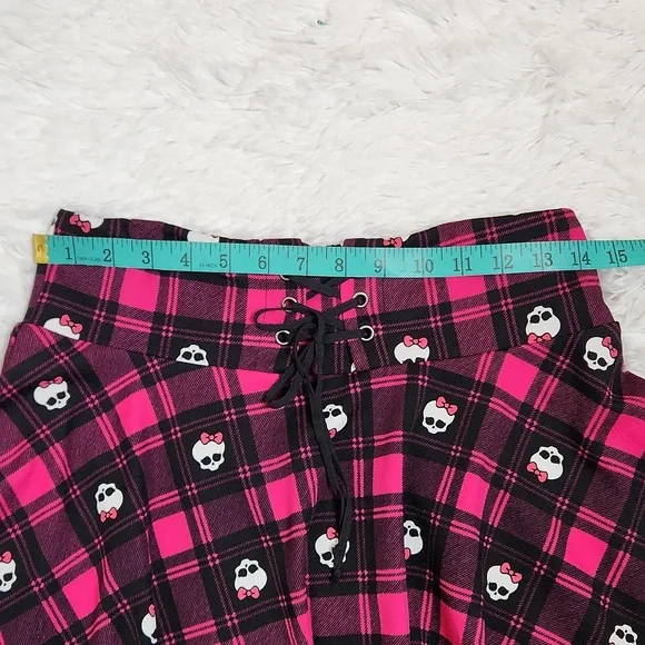 Hot Topic Monster High Uniform GothicSkull Skirt - Picture 7 of 8